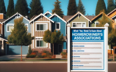 “What You Need to Know About Homeowner’s Associations (HOAs)”