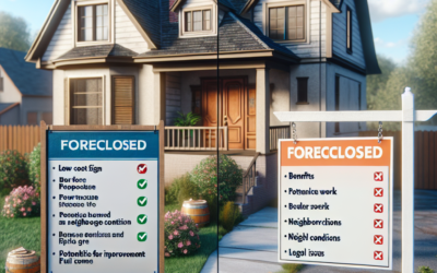 The Pros and Cons of Buying a Foreclosed Home