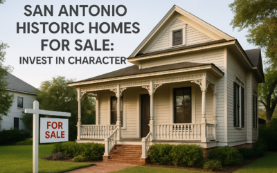 San Antonio Historic Homes For Sale: Invest In Character